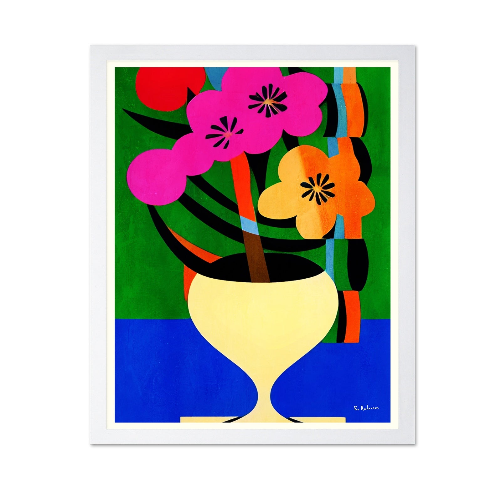 Colorful Floral Vase No4
