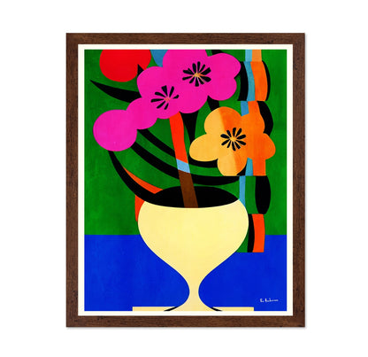 Colorful Floral Vase No4