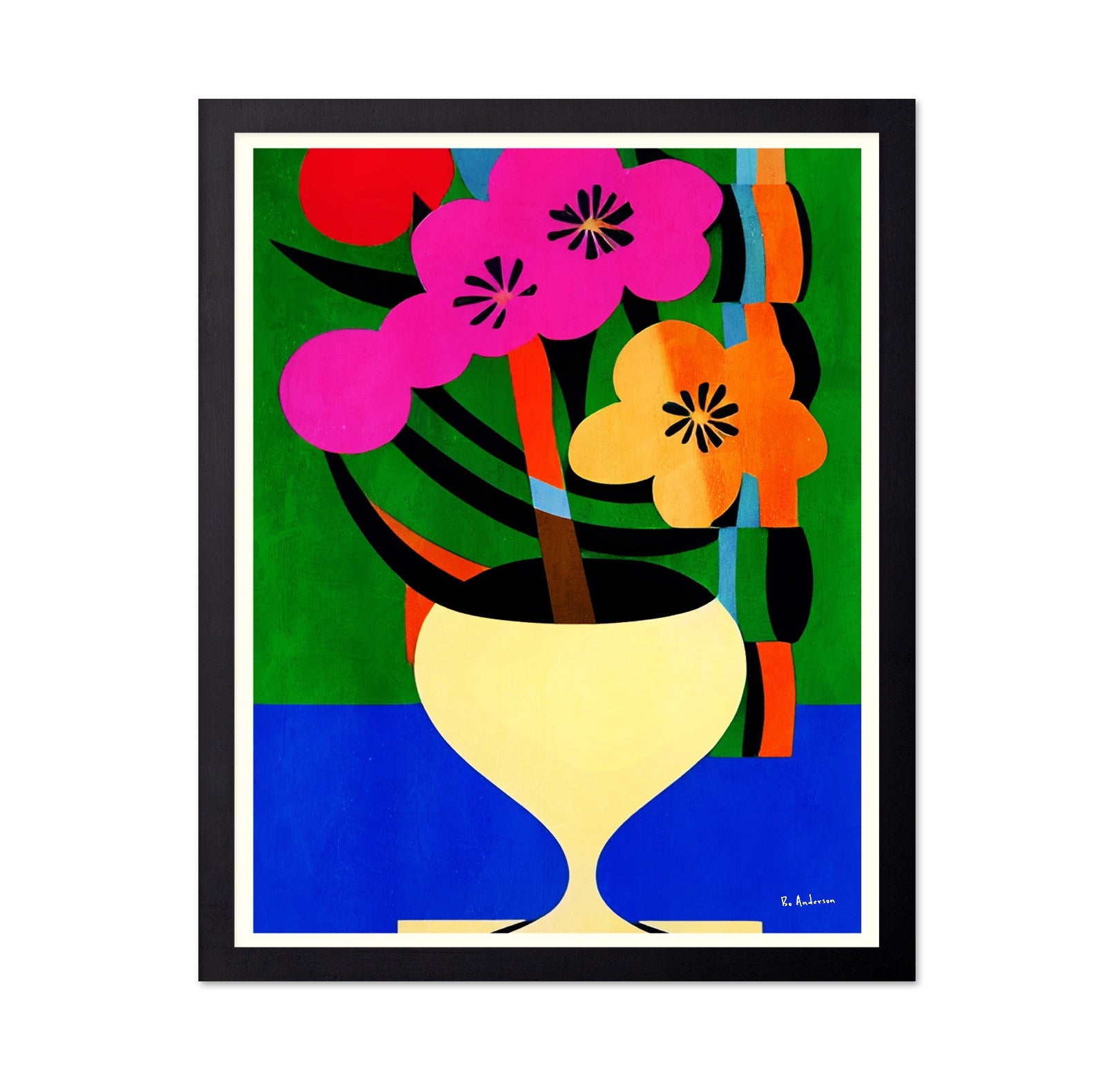 Colorful Floral Vase No4
