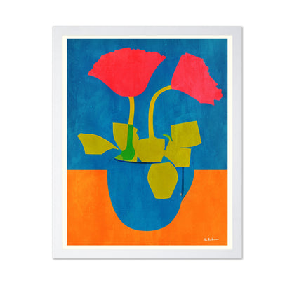 Abstract Floral Vase No4