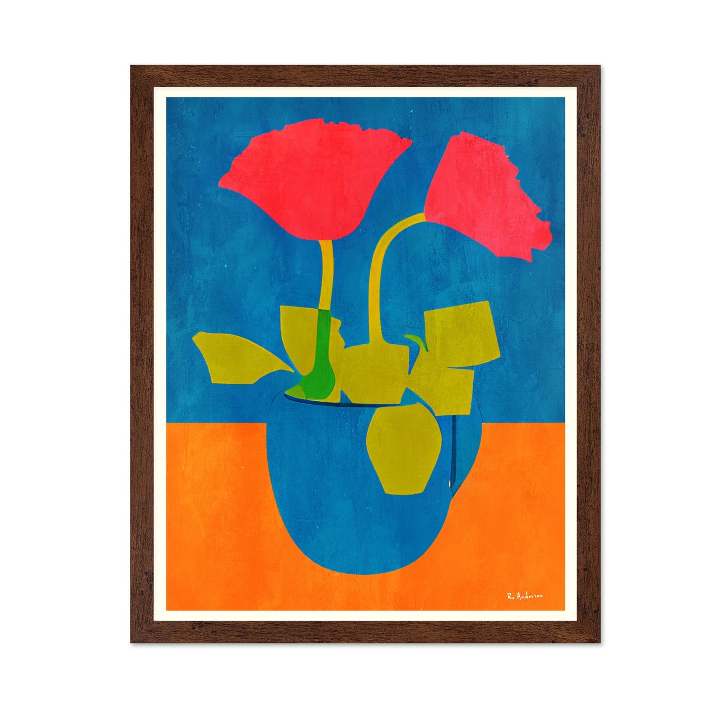 Abstract Floral Vase No4