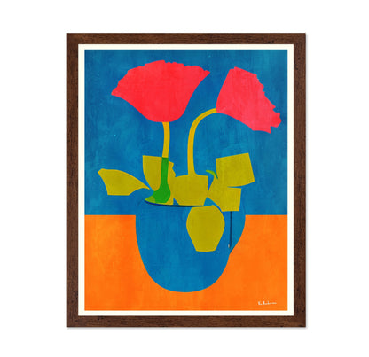 Abstract Floral Vase No4