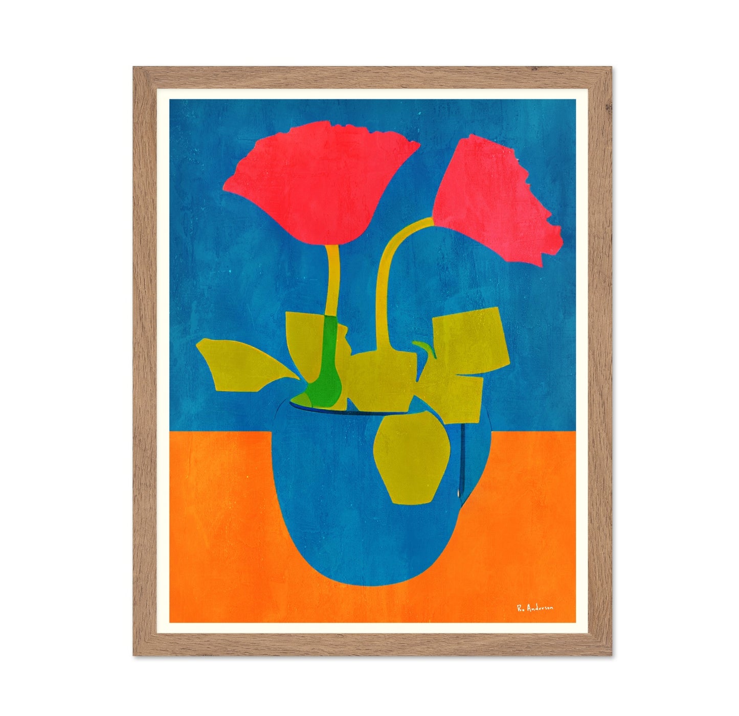 Abstract Floral Vase No4