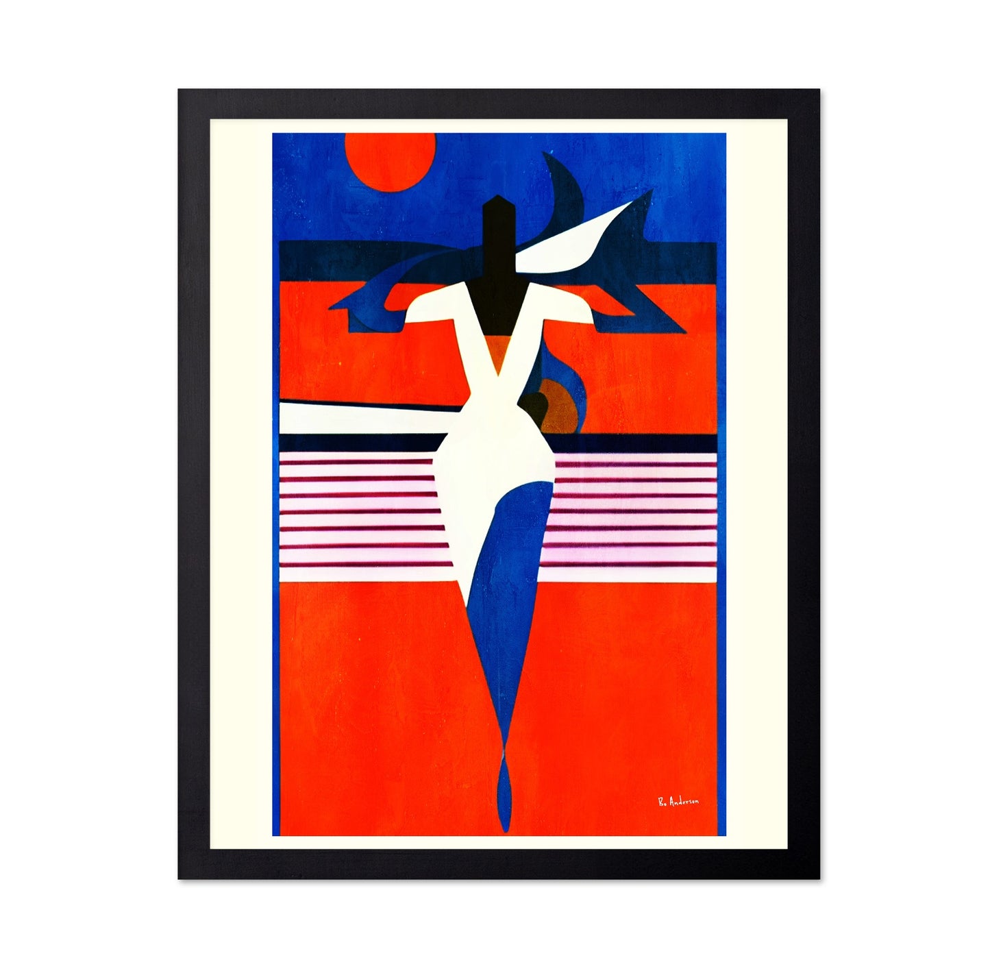 Abstract Beach Figure