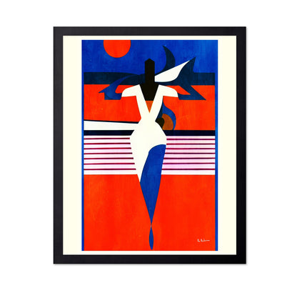 Abstract Beach Figure