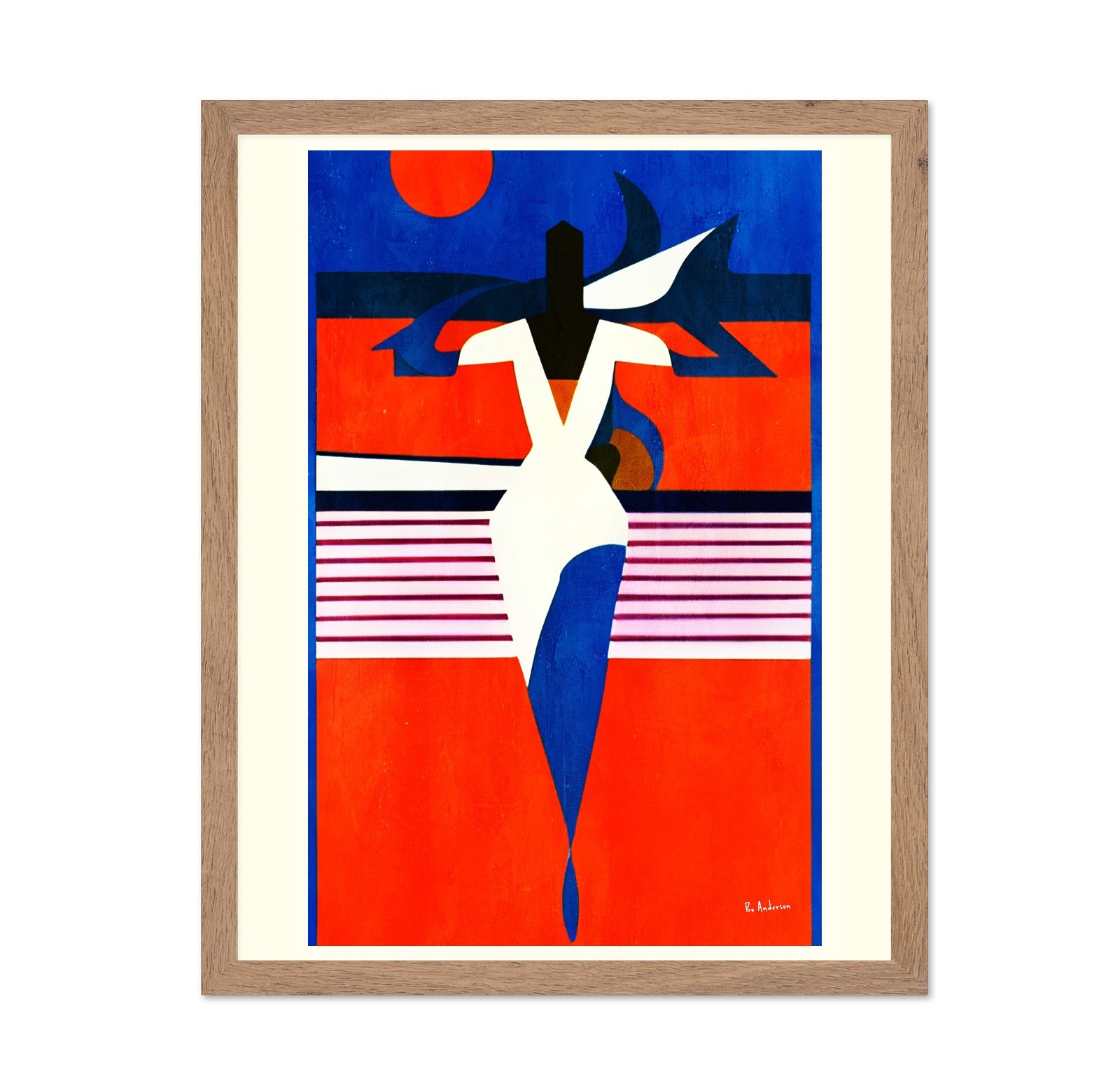 Abstract Beach Figure