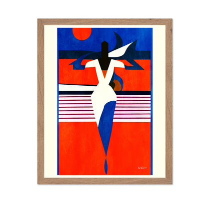 Abstract Beach Figure