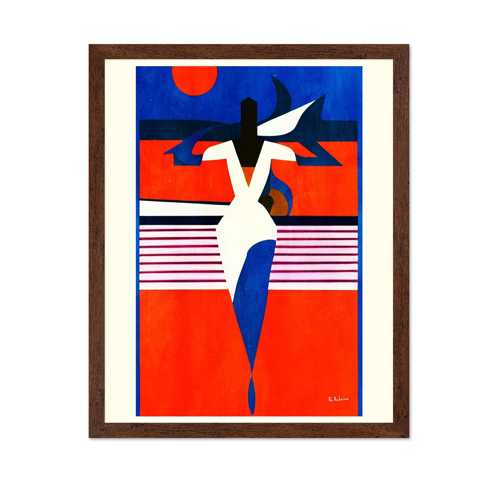 Abstract Beach Figure