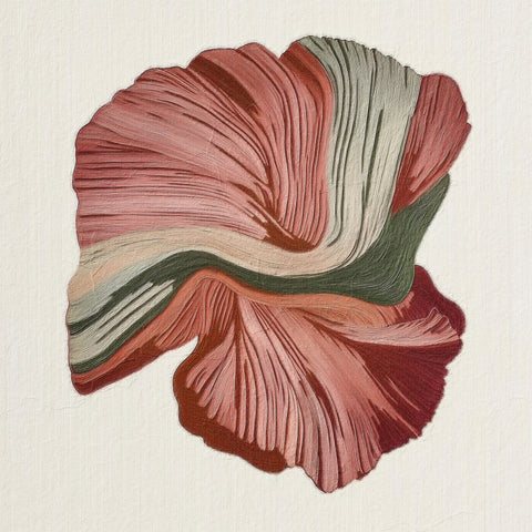 Layered Floral Waves