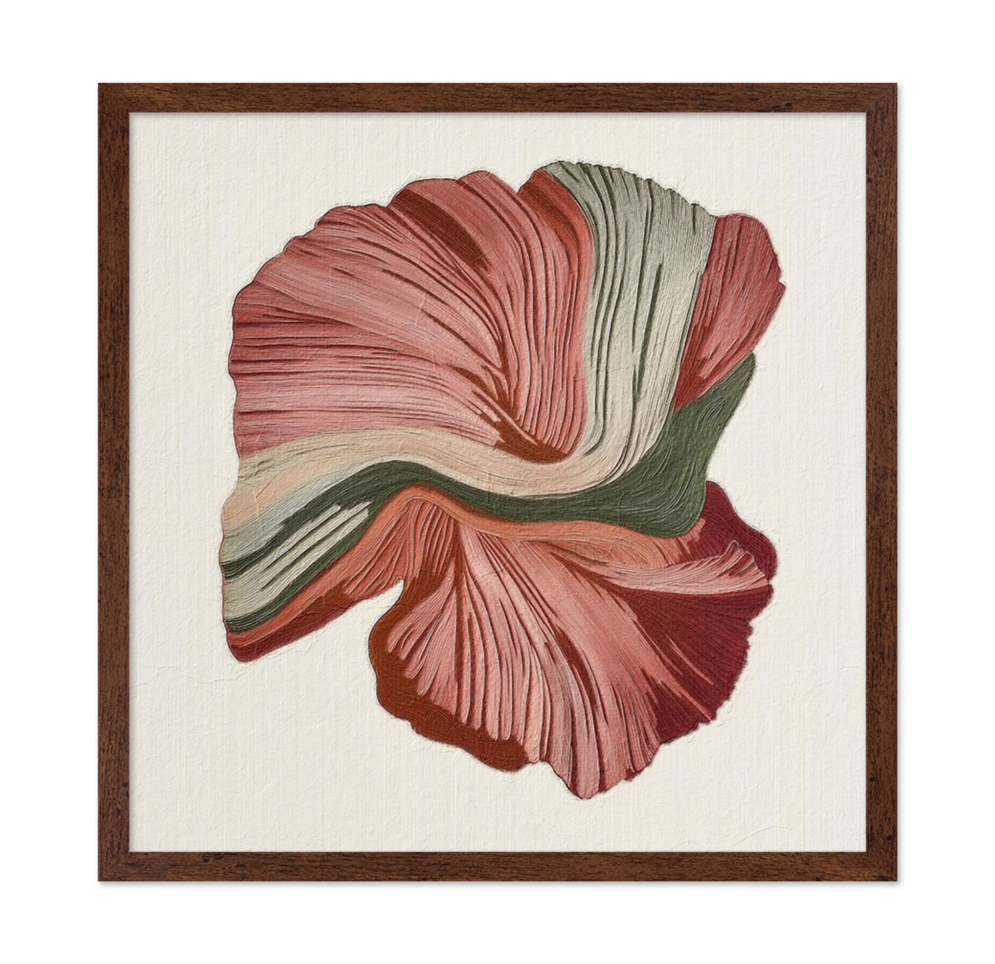 Layered Floral Waves