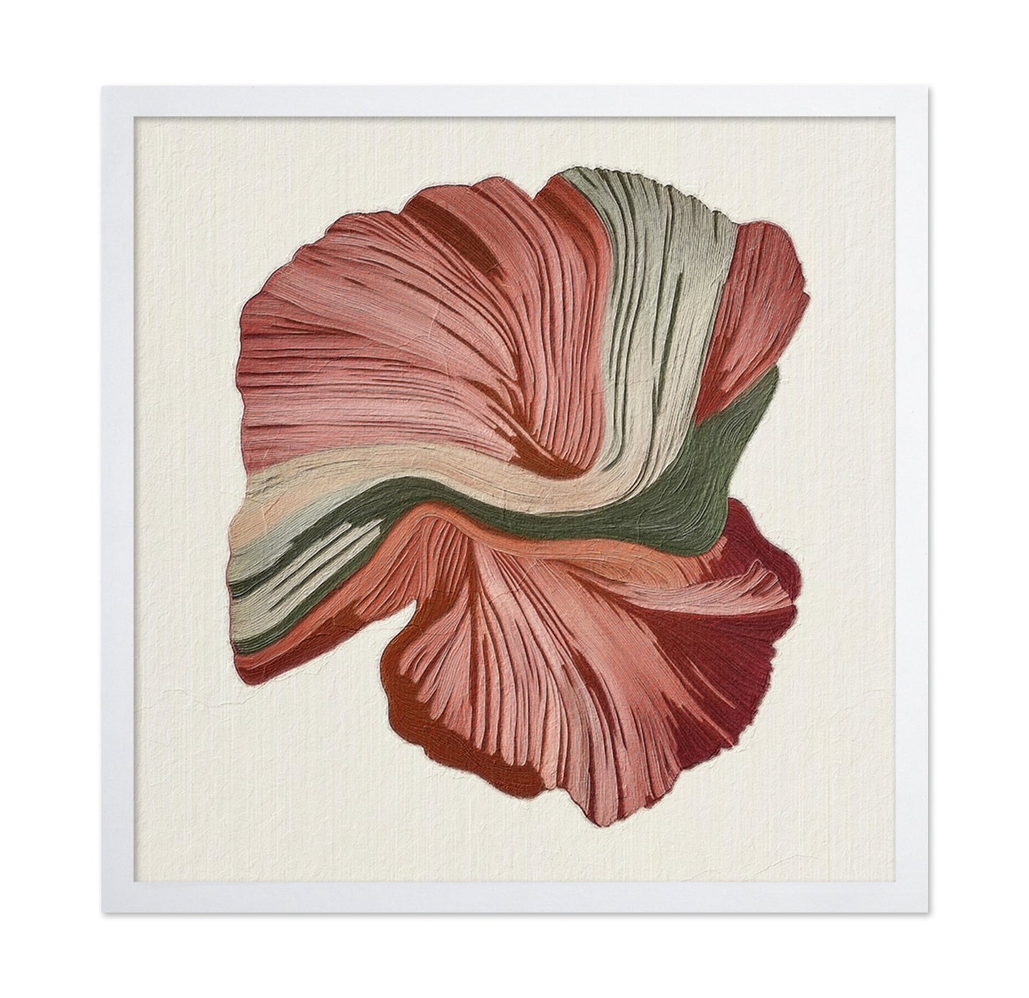 Layered Floral Waves