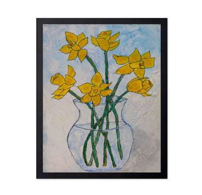 Yellow Daffodils Vase