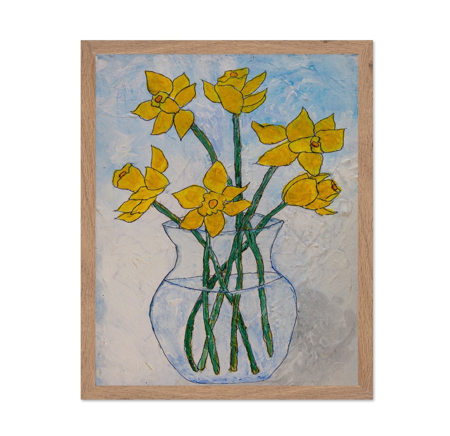 Yellow Daffodils Vase