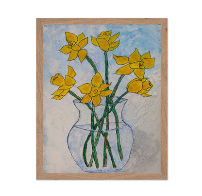 Yellow Daffodils Vase