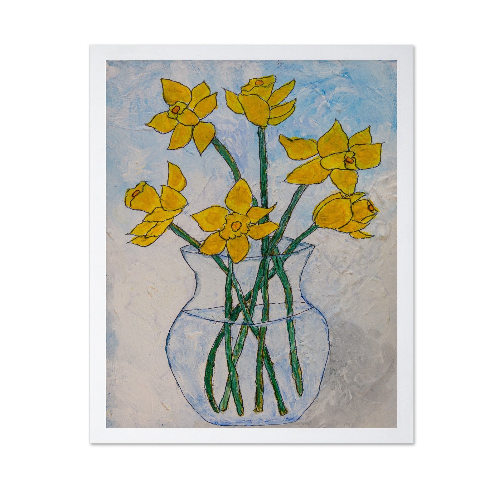 Yellow Daffodils Vase