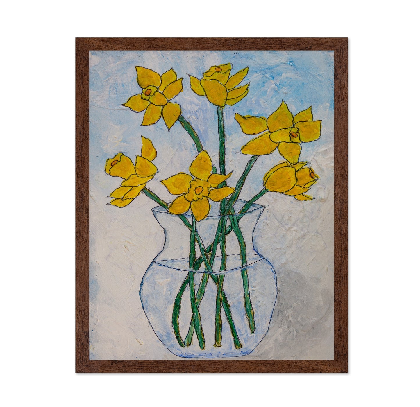 Yellow Daffodils Vase