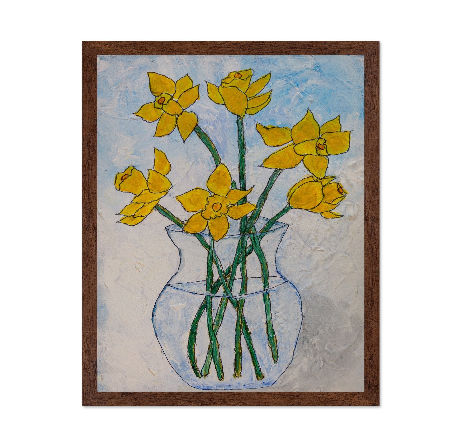 Yellow Daffodils Vase