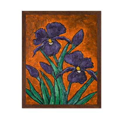 Purple Iris Bloom
