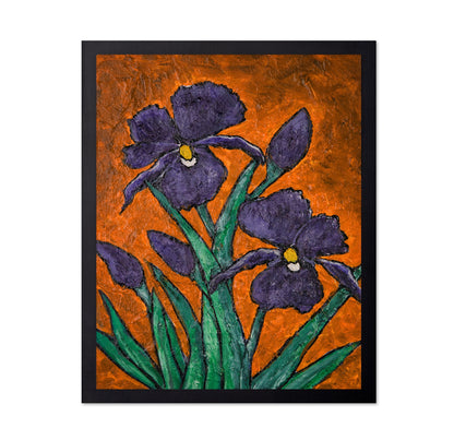 Purple Iris Bloom