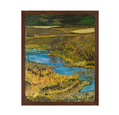Golden River Landscape