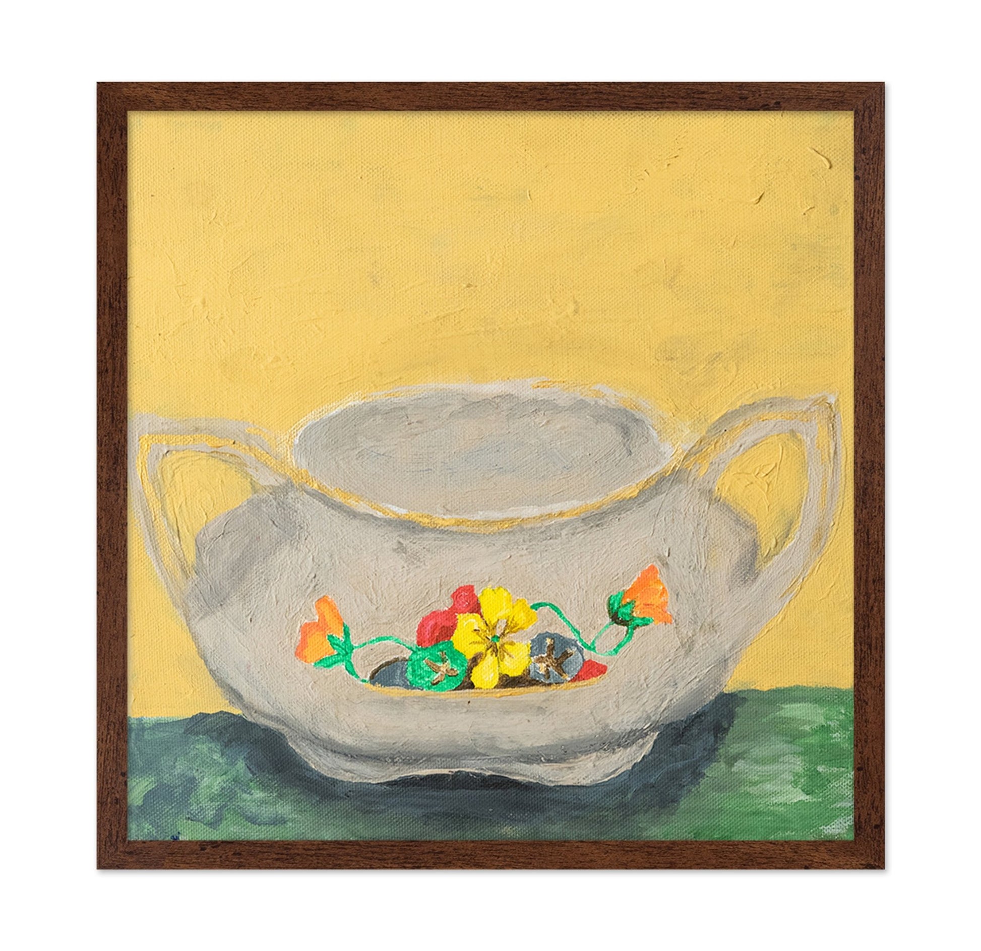 Floral Sugar Bowl