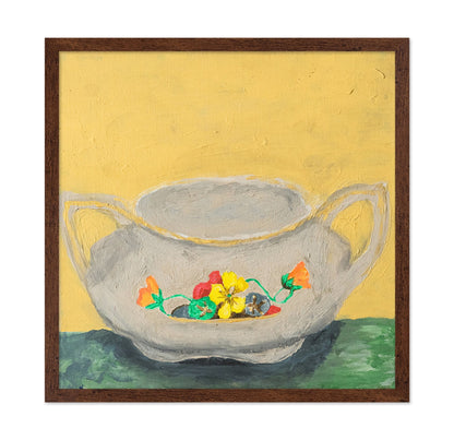 Floral Sugar Bowl