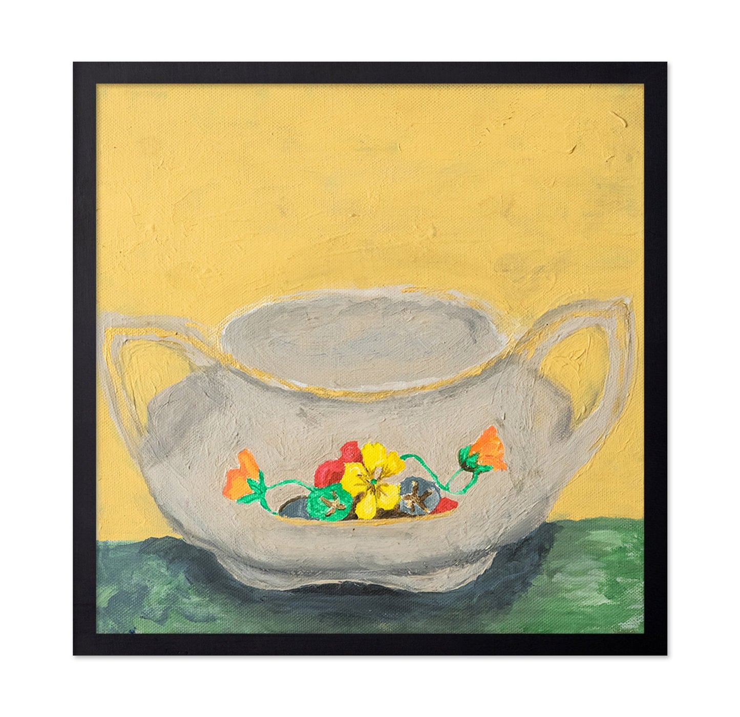 Floral Sugar Bowl