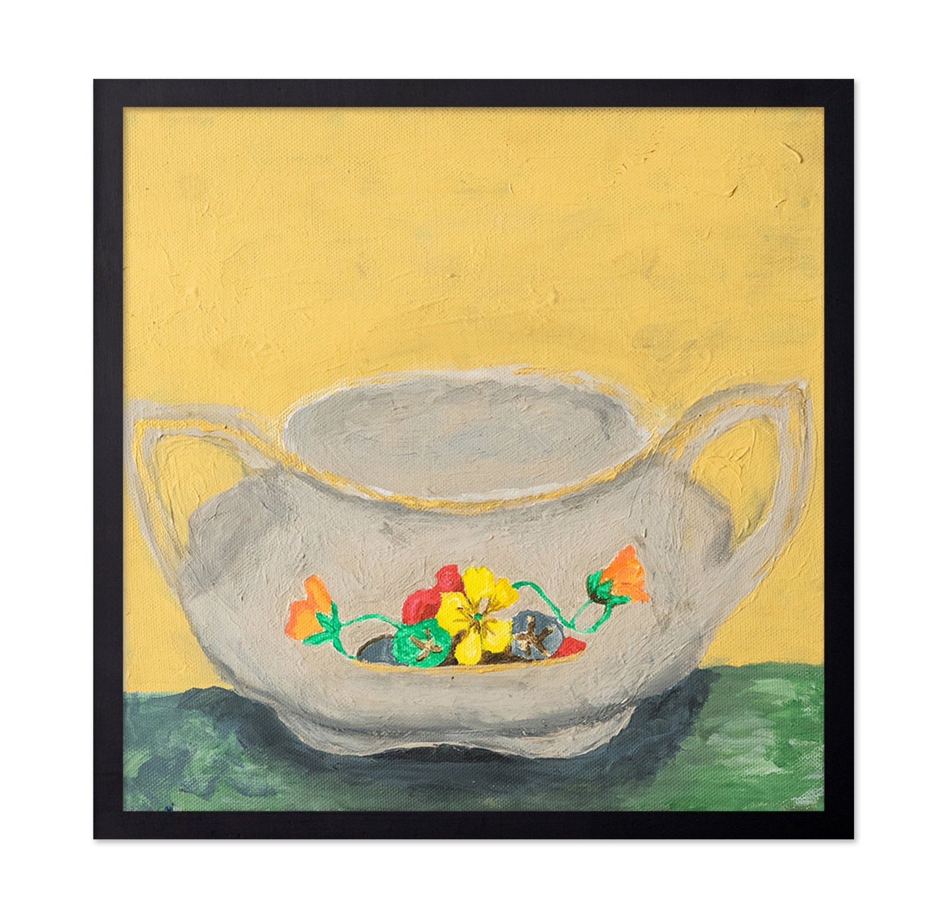 Floral Sugar Bowl