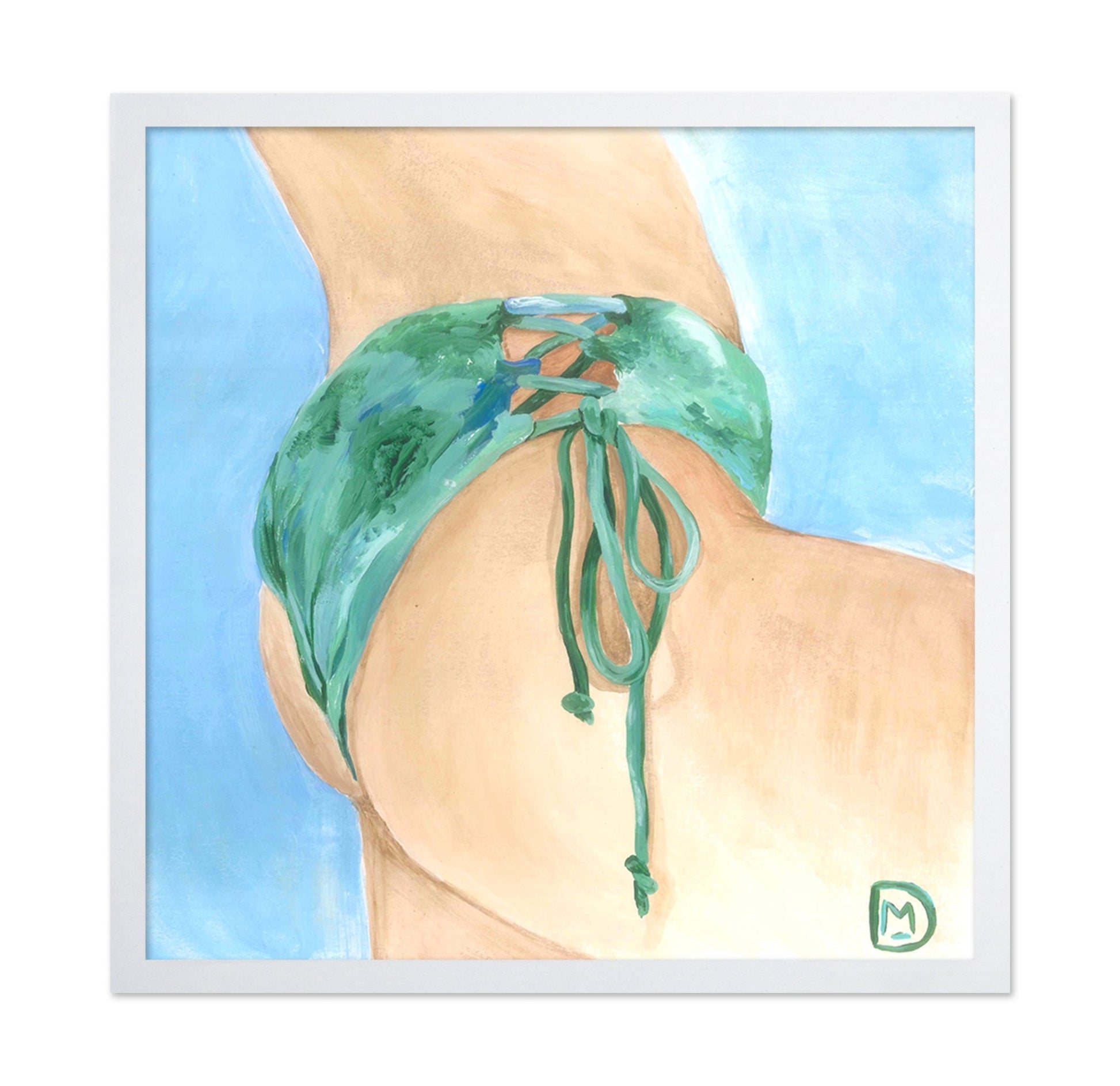 Green Bikini Close Up
