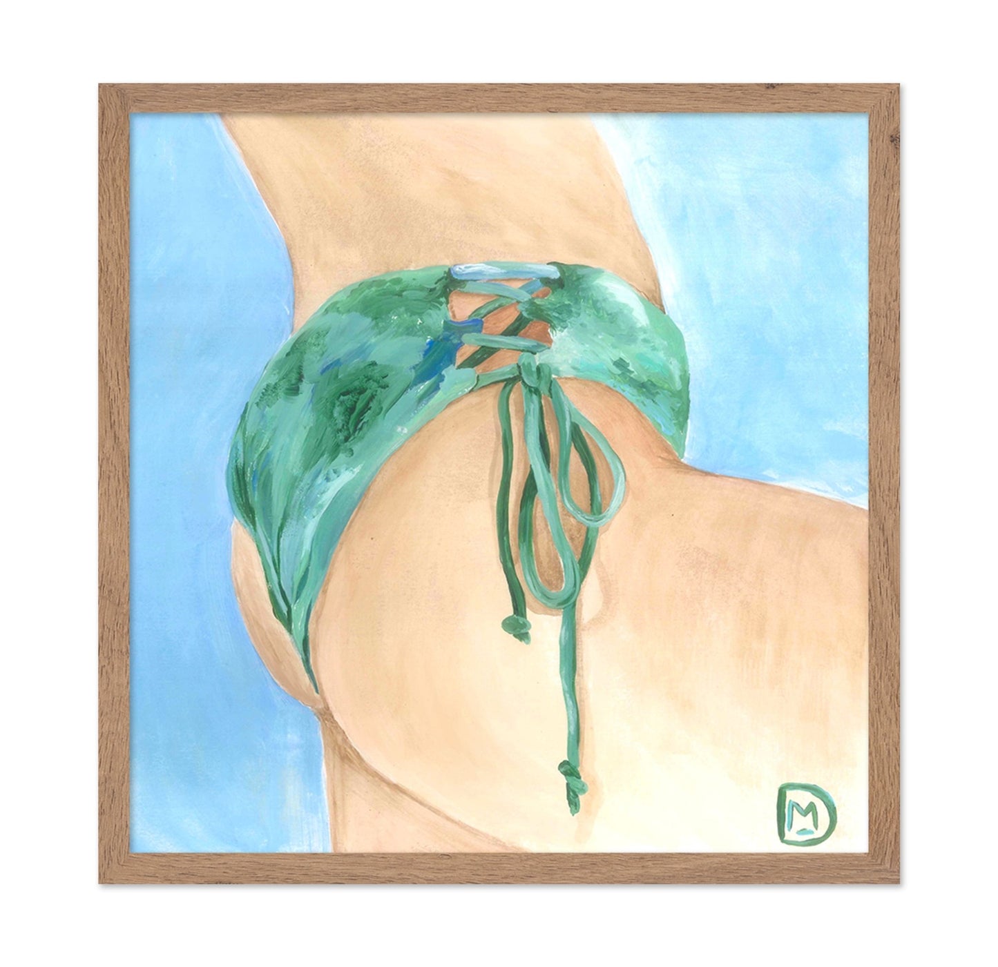 Green Bikini Close Up