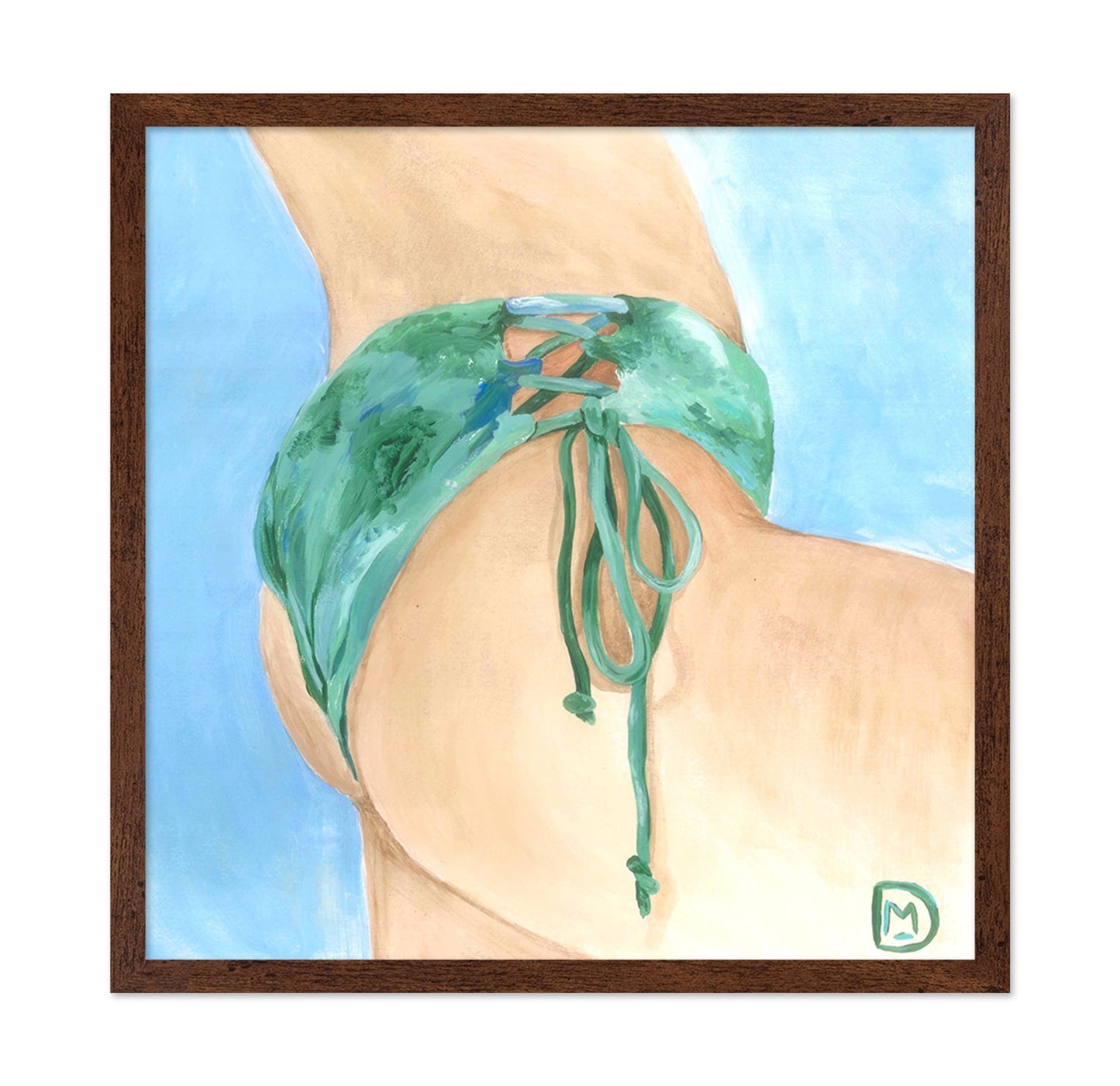 Green Bikini Close Up
