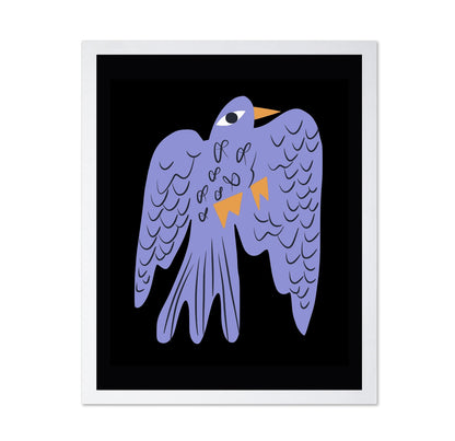 Stylized Purple Bird