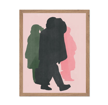 Three Figures Silhouette