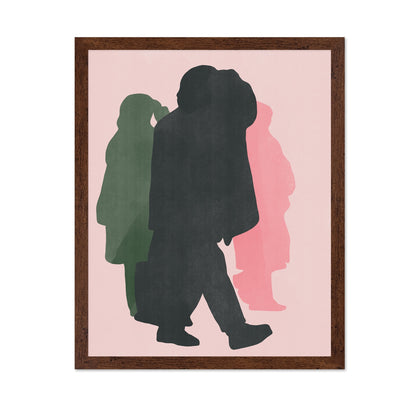 Three Figures Silhouette