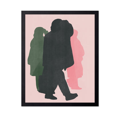 Three Figures Silhouette