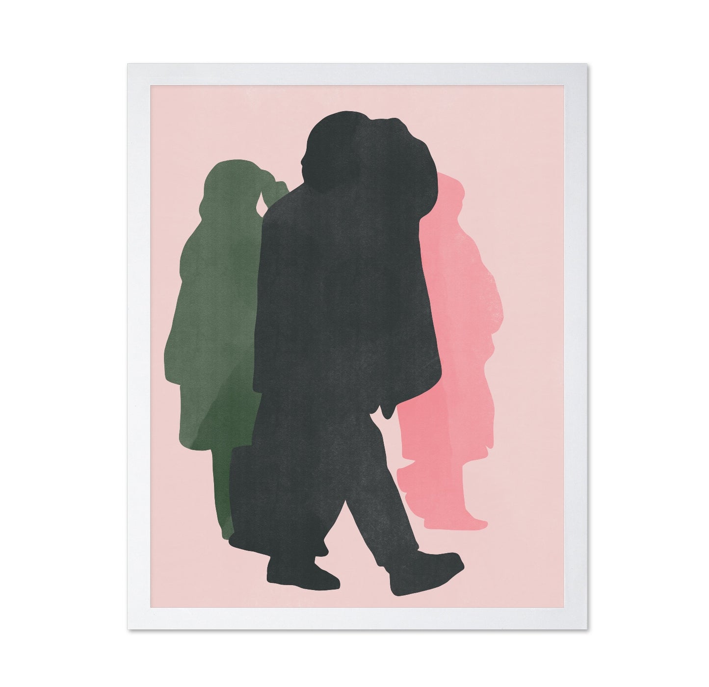 Three Figures Silhouette