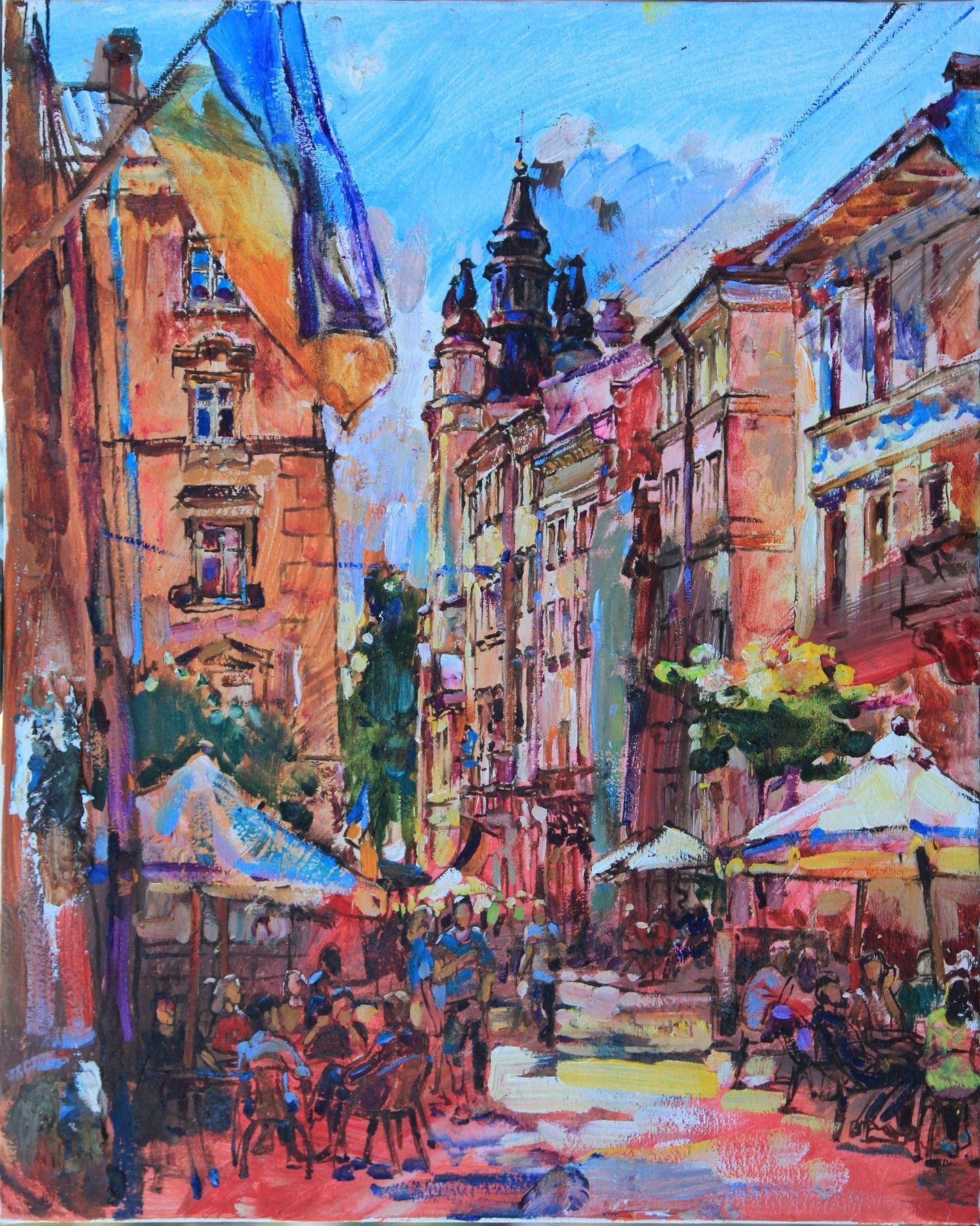 Old Town Street Scene