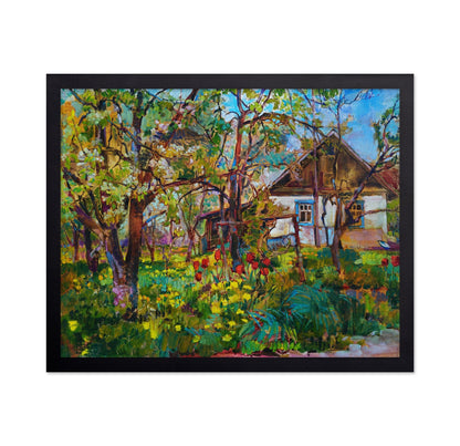 Garden Cottage Scene