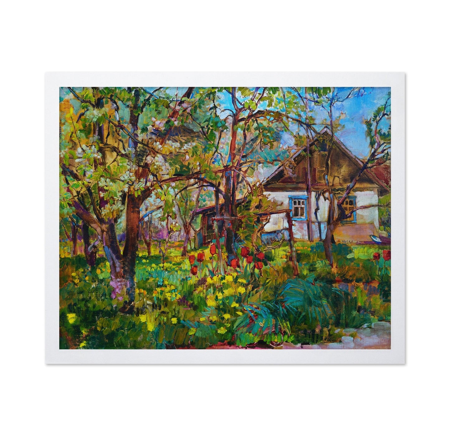 Garden Cottage Scene