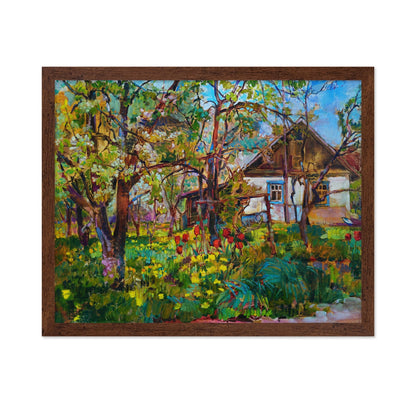 Garden Cottage Scene