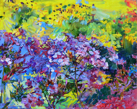 Vibrant Floral Garden No4