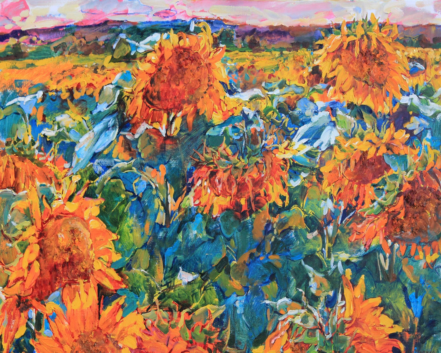 Sunflower Field View