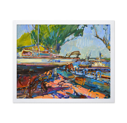 Harbor Boats Scene No3