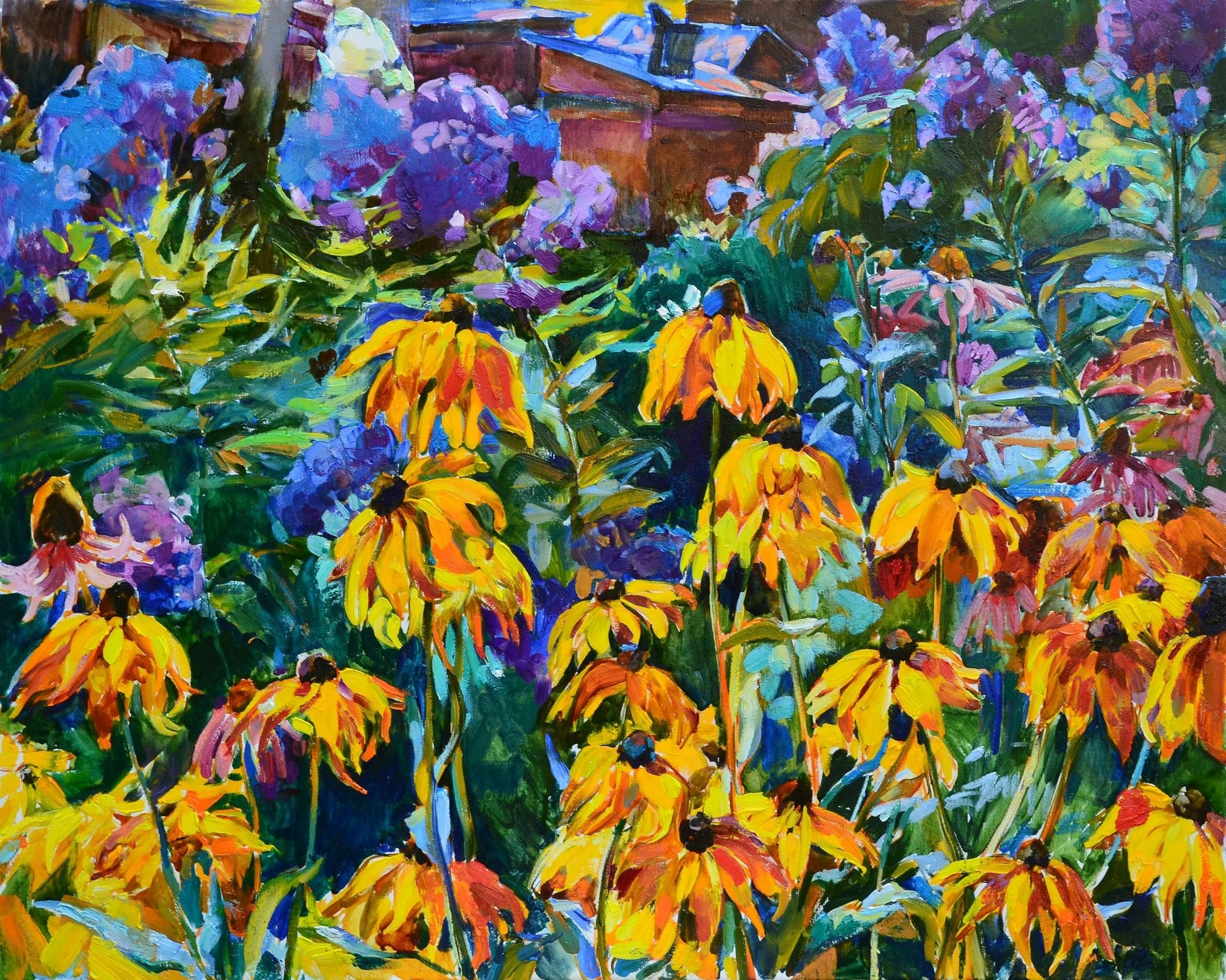 Golden Coneflower Garden