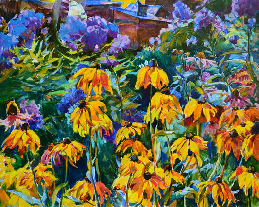 Golden Coneflower Garden