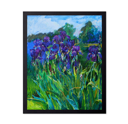 Purple Iris Garden