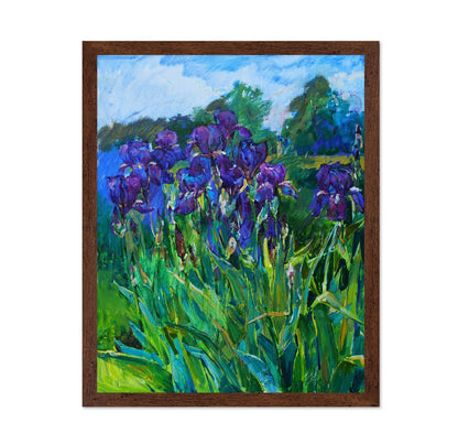 Purple Iris Garden