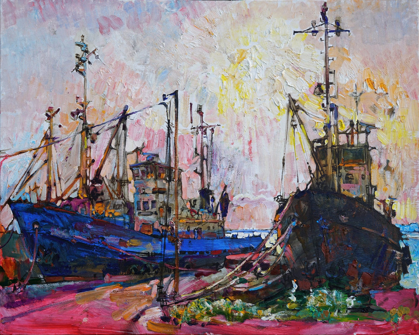 Harbor Fishing Boats
