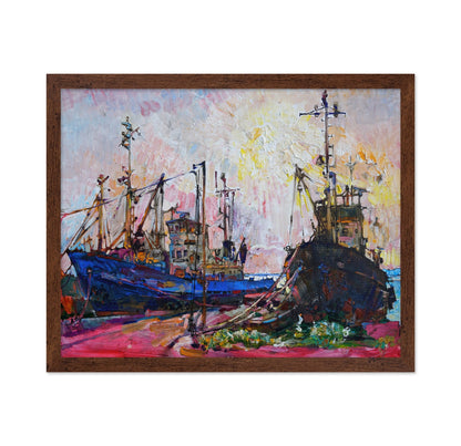 Harbor Fishing Boats