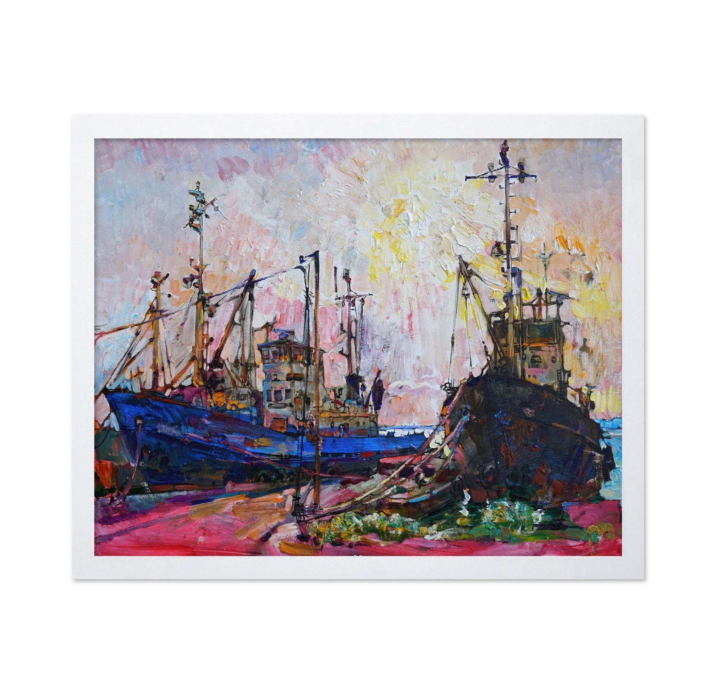 Harbor Fishing Boats